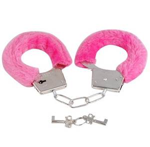 Esposas de Peluche Rosa con Llaves al por Mayor, Divertido Juguete de Disfraces para Fiestas de Cumpleaños, Cosplay y Accesorios para Fiestas Temáticas - Product Image 1