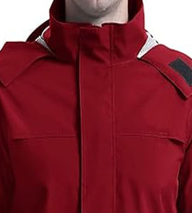 Vêtement de pluie imperméable pour la randonnée, coutures scellées, veste à fermeture éclair intégrale, sweat à capuche en polaire technique, téléchargé par Kariman Manufacturing - Product Image 2