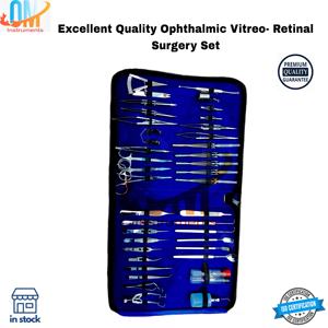 ชุดเครื่องมือผ่าตัดจุลศัลยกรรมตาแบบแมนนวลคุณภาพสูงเยี่ยมสำหรับการผ่าตัดกระจกตาและจอประสาทตา สำหรับใช้ในโรงพยาบาล - Product Image 3