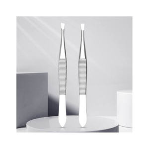 Pinces à épiler en gros, pinces à épiler japonaises en acier inoxydable, pinces à épiler durables à prise fine, pinces à épiler en carton - Product Image 1