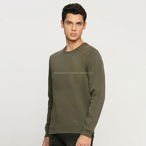 Nardon Apparel Sudadera para hombre Algodón Rib Cuello redondo Streetwear Up Shoulder Fit Sudaderas con capucha y sudaderas para hombre - Product Image 3