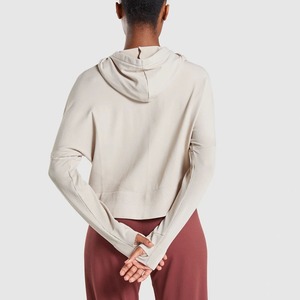 Sudadera con capucha de mujer con logotipo personalizado al por mayor de invierno de alta calidad, ropa de calle estampada, sudaderas con capucha transpirables para mujer 2026 - Product Image 3