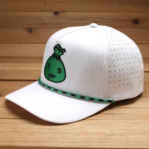 Custom 3D Embroidered Puff Printed Unisex Sporty Dobby Dot Argyle Fruit Pattern 100% Cotton Common Snapback Fitted Caps - Product Image 2