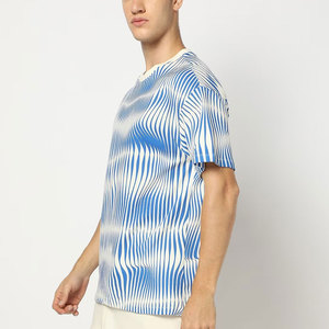 Camisetas de manga corta para hombre con impresión de logotipo personalizado de alta calidad Estilo personalizado con diseño en blanco de logotipo frontal - Product Image 2