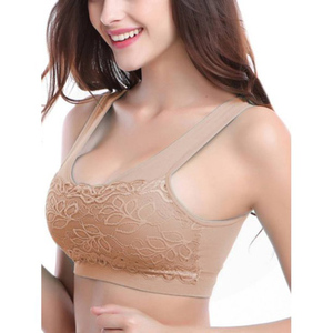 Seamless Sports <b>Bra</b> Elastic Yoga <b>Bra</b> with <b>Removable</b> <b>Pads</b> - Product Image 2