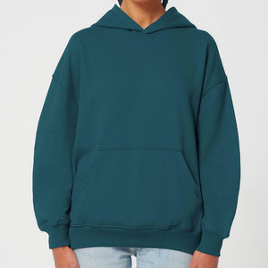 Femmes décontracté hiver pulls 100% coton polaire sweats petite impression à capuche col rond capuche doublé doux sweat coupe ample - Product Image 4