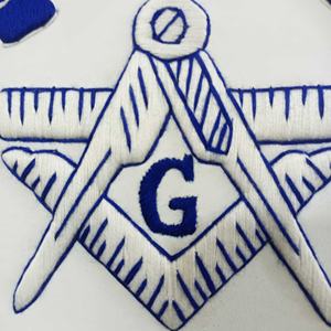 Working Tools Master Mason <b>Apron</b> Masonic Hand Embroidered - Product Image 6