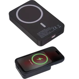 Power Bank Magnetico Personalizzato Promozionale con Tecnologia di Riciclaggio R-ABS - Product Image 1