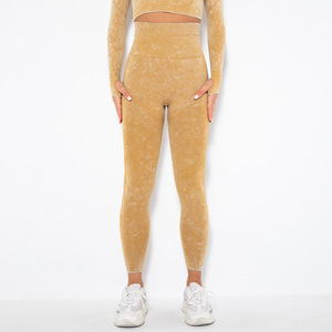 Leggings de yoga taille haute sans couture pantalon de fitness à compression de contrôle du ventre pour femmes - Product Image 4