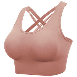 Sujetador deportivo de entrenamiento de gimnasio de malla estirable nuevo profesional Yoga deportes señoras correr y Fitness sujetador mujeres gimnasio - Product Image 4