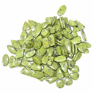 Par de piedras preciosas sueltas de cabujón de atlantita Natural de grado AAA de alta calidad para la fabricación de joyas, precio al por mayor suelto de piedras preciosas - Product Image 6