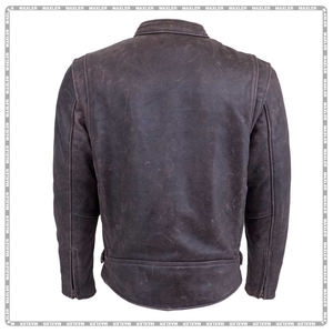 Veste de moto élégante approuvée CE pour hommes, vêtements de sport en cuir coupe-vent et imperméables pour les sports d'équitation en plein air - Product Image 2