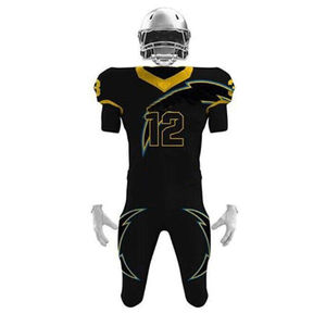 ชุดเสื้อฟุตบอลอเมริกันระบายอากาศได้สำหรับเด็กชุดเสื้อฟุตบอลออกแบบโลโก้ได้ตามต้องการรุ่นใหม่ - Product Image 5