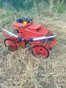 Remote Control All-Terrain Mower RC <b>Robot</b> Crawler - Automatic <b>Grass</b> Trimmer for Large Farm Projects - Product Image 3