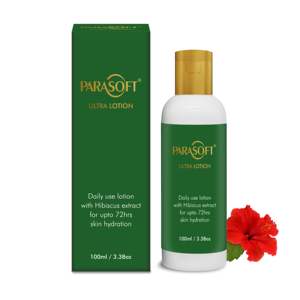 Parasoft Lotion Ultra pour le corps et les mains pour les peaux sèches, hydratant à l'extrait d'hibiscus, Butter-100ml de karité - Product Image 1