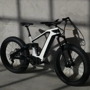 BAFANG 1000W 탄소 섬유 부스트 전기 자전거 26*4 ''팻 타이어 1000W 전기 자전거 26 바퀴 크기 전기 하이브리드 자전거