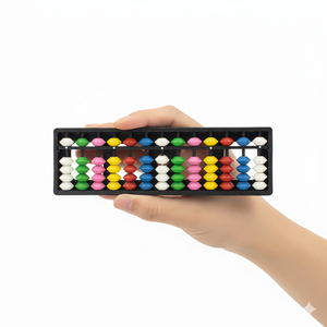 Ábaco Soroban de Plástico de 13 Varillas Multicolor, Juguete Educativo de Matemáticas para Niños, para el Aula y Entretenimiento - Product Image 3