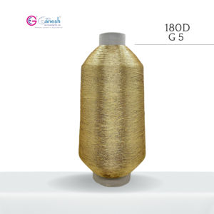 Fil à broder en polyester 180D G5 haute ténacité Type MS & ST Fil métallique Lurex Durable et élégant - Product Image 1