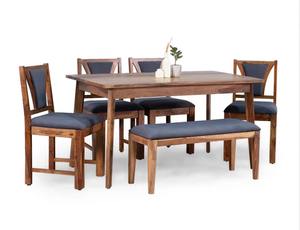 Table et chaises de salle à manger de luxe pour la maison, ensemble de salle à manger confortable pour hôtel, table et chaises de salle à manger pour villa, ensemble de mobilier de salle à manger pour restaurant - Product Image 3