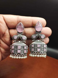 Pendiente de réplica de plata, pendiente de peso ligero, diseño de hoja, pendiente colgante, ropa de fiesta Cascul para niñas y dotados - Product Image 3