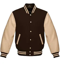 Chaqueta universitaria de último diseño para hombre, chaqueta con letras de béisbol bordadas personalizadas, proveedor de precios al por mayor - Product Image 4
