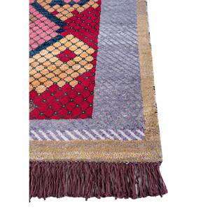 พรมขนสัตว์ผสมไหมไผ่ทรงสี่เหลี่ยมผืนผ้าขนาดใหญ่ 9x12 ฟุต รุ่น Freedom Manchaha Gold ลายเรขาคณิต ทอมือ หนา 10 มม. สำหรับตกแต่งบ้านและทางเดิน - Product Image 4