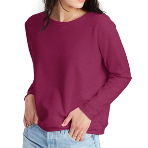 Col rond personnalisé à manches longues jeunes femmes sweats à la mode du fournisseur bangladais 100% qualité orientée vers l'exportation - Product Image 1