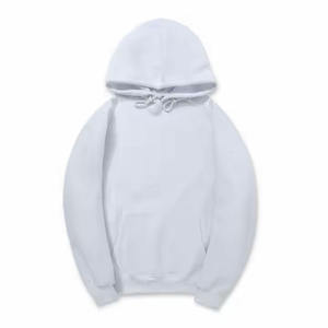 Usine en gros personnalisé de haute qualité pas cher décontracté plaine Oem surdimensionné 100% coton sweat à capuche pour hommes - Product Image 5