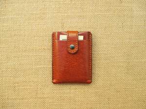 Stylish Genuine Leather <b>Card</b> <b>Holder</b> Handmade <b>Slim</b> Wallet With Burnished Edges Durable Organizer For <b>Cards</b> HLC-0131 - Product Image 3
