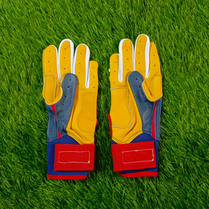 Nueva llegada personalizable de cuero de cabra Durable Ecológico Guantes de bateo de béisbol Uso profesional Sensación de protección de las manos - Product Image 6