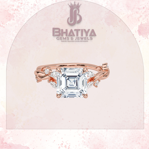 Bague en diamant de luxe pour femmes coupe ronde Solitaire bague de fiançailles diamant naturel 10K 14K 18K or bijoux fins - Product Image 3