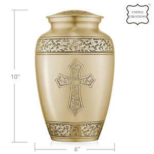 Urne de crémation en aluminium pour cendres humaines Urnes en laiton pour cendres humaines disponibles à un prix d'usine - Product Image 2