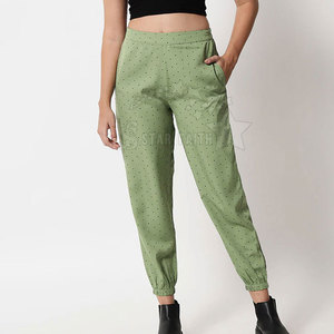 Pantalones informales de alta calidad para mujer, mezcla de algodón, pantalones holgados de moda para oficina, pantalones informales para mujer - Product Image 4