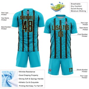 Conjunto de Uniforme de Fútbol Personalizado Sublimado, Pantalones Cortos de Malla Resistentes para Entrenamiento, Ropa Deportiva Juvenil - Product Image 2