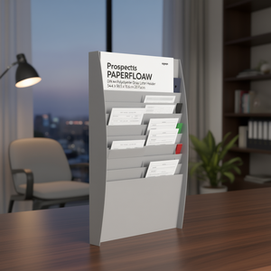 Prospectus PAPERFLOW DIN A4 Polystyrene Gray Letter <b>Holder</b> 54.4 X 86.5 X 10.6 cm 20 Faces - Product Image 3