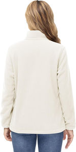 La nouvelle veste polaire pour femme offre une conception en polaire respirante, une fermeture à glissière légère et chaude avec des poches pratiques - Product Image 2