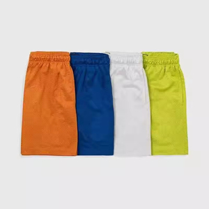 Pantalones cortos deportivos informales de verano para hombre, pantalones cortos de malla de secado rápido de 5 pulgadas de cintura media, pantalones cortos de playa de colores sólidos, tejido de encaje tejido - Product Image 2