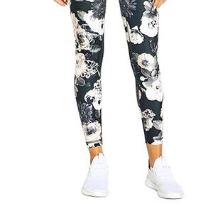 Leggings Deportivos de Cintura Media con Estampado Personalizado, Elásticos, Transpirables, de Secado Rápido, Spandex/Nylon, para Mujer, Diseño Digital - Product Image 6