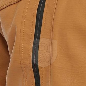 Dernière conception de veste d'hiver en cuir de vache pour hommes, style de rue nouveau - Product Image 5