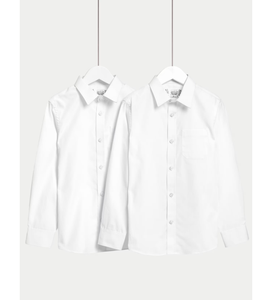 Chemises d'uniforme scolaire en coton personnalisables coupe classique, en tissu technique doux, pour enfants de 2 à 18 ans, vente en gros, OEM - Product Image 5