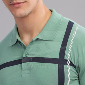 เสื้อโปโลผู้ชายสีพื้น สำหรับผู้ใหญ่ ไซส์พลัส เสื้อโปโลผู้ชายสำหรับใส่หน้าร้อน - Product Image 5