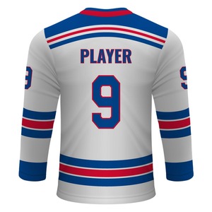 Vente en gros de maillots de hockey sur glace imprimés par sublimation personnalisés chemises d'uniformes sportifs logos de vêtements d'équipe OEM ODM portable 100% polyester - Product Image 2