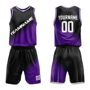 Personalizado Reversible Baloncesto Uniforme Poliéster Tela Cómoda Ropa Deportiva Juventud Sublimada Impresión De COSH Ropa Deportiva - Product Image 1