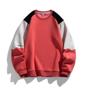 Sweat à capuche d'hiver athlétique streetwear pour homme personnalisé, 100% coton, impression numérique unie, col rond contrasté - Product Image 5