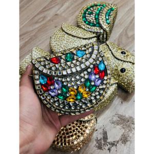 Fancy Crystal Pearl Acrylic Casual Fashion Classic Clutch Purse Women Party Evening Handbag High Quality Wholesale - Product Image 2