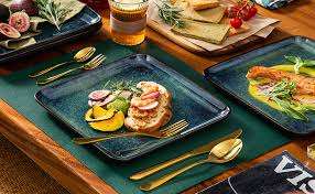 Plato de Cerámica Moderno para Servir Comida con Estilo, Plato de Cerámica Premium para Uso Diario en la Cocina, Hecho a Mano - Product Image 6