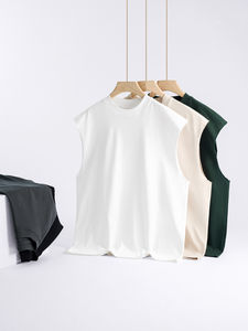 Débardeur Homme Grande Taille Personnalisé en Coton Épais Écologique Séchage Rapide Respirant Haute Qualité Couleur Personnalisée Coupe Ample pour la Gym - Product Image 3