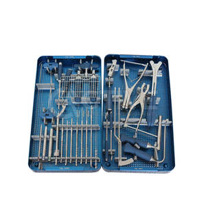 Juego de cirugía de columna vertebral de acero inoxidable con portaagujas para uso médico y hospitalario Juego de cirugía de columna vertebral Premium - Product Image 3