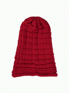 Gorro de calavera sin puños cálido para invierno con logotipo personalizado al por mayor, gorro de punto de jacquard acrílico Mea Jacquard, gorros - Product Image 5