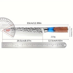 Vente en gros personnalisé de haute qualité OEM ODM Service couteau de chef de cuisine professionnel couteau de chef en métal en acier inoxydable en acier allemand - Product Image 5